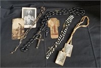 3 Vintage Rosaries and Other Miscellaneous