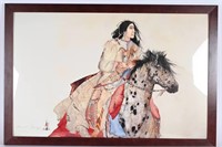 Carol Grigg "Brave Horse" Framed Print