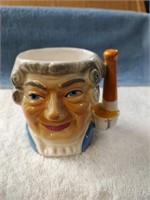 Vintage Napcoware Man Face Toby Mug - 4"