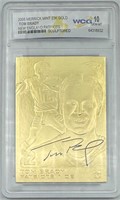 Tom Brady Signature Card