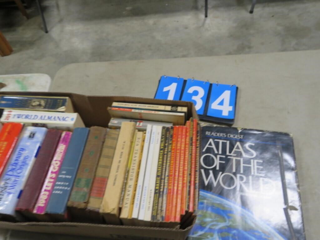 BOX OF BOOKS = WORLD ATLAS, DEC 7, 1941, BASIC