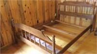 WOOD DOUBLE BED FRAME