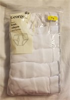 George Mens Briefs Size Large 6 pack