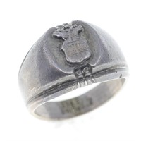 COLD WAR USAF STERLING SILVER SIGNET RING