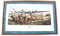 WWII USAAF IN THE PHILIPPINES SIGNED LITHOGRAPH