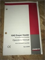 CASE IH 1042 DRAPER HEADER OPERATORS MANUAL
