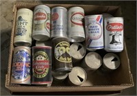 Vintage Advertising Beer Cans.