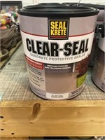 Clear seal for concrete gloss finish