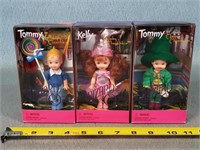 3- Wizard of Oz Barbie Dolls 6.5" Tall