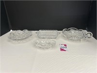 Crystal Relish Dishes