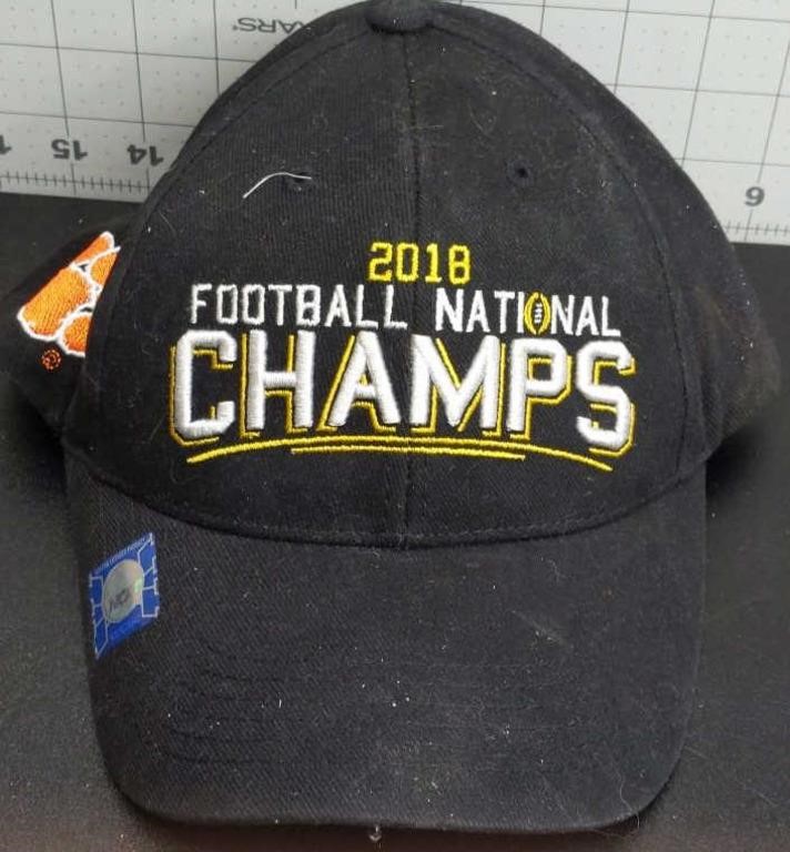 2018 football national champs Clemson hat