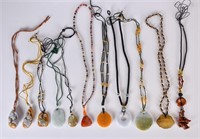 Group of 11 Pendant Necklaces w/Box