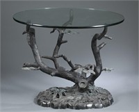A tree form table, the style of Diego Giacometti.