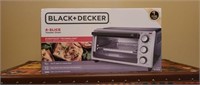 NEW Black + Decker 4-Slice toaster oven