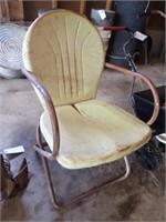 Antique Metal Lawn Chair