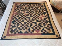 Handmade quilt appr 44" x 49"