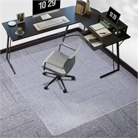 60x46 Clear Chair Mat for Carpeted Floors