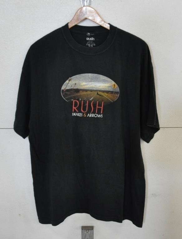 Rush music T-shirt, size XL