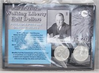 1939-P&D Walking Liberty Half Dollars.