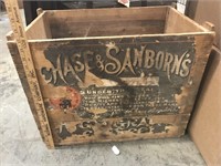 Chase & Sanborn's Wooden Crate