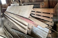 misc lumber- wooden concrete forms