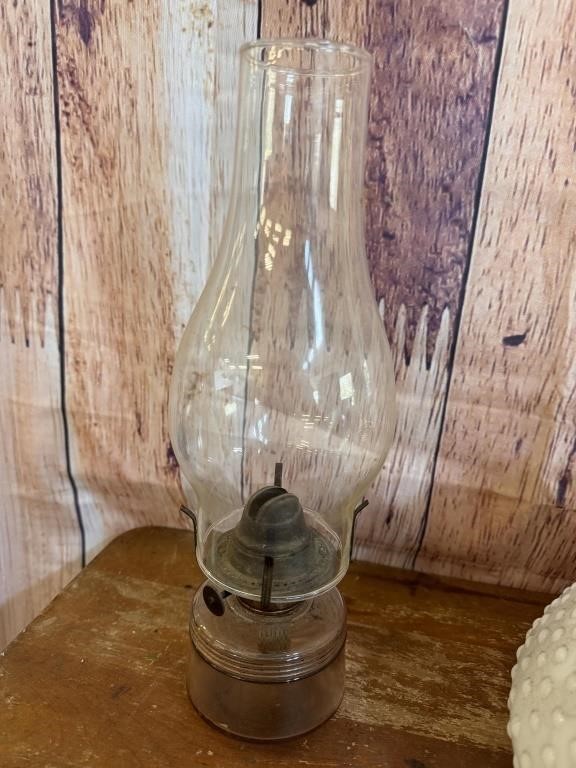 Vintage 12" Oil Lamp