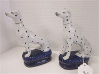 2 PORCELAIN DOG FIGURINES