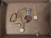 5 watches gruen and more various condition.