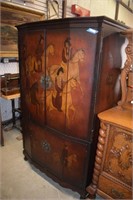 Painted TV Armoire