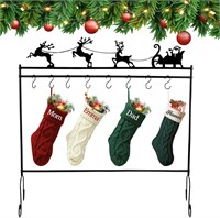 Christmas Stocking Holder Stand with 6 Hooks  Meta