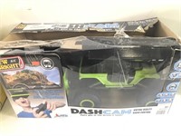 Dashcam car and headset tested