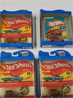 NOC 3 Hot Wheels Ford Vicky's and a '40's Woodie