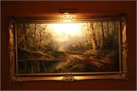 Orginal framed oil painting signed 'A. Bernauer'