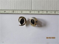 Clip On Earrings Srah Coventry Gold Tone Half Moon