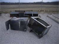 Pile truck tool boxes & bumper