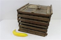 Vintage Rustic Farmhouse Egg Carrying Crate