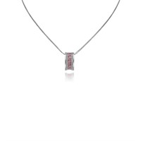 18K WHITE GOLD 0.82CT DIAMOND PENDANT