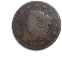 1823/2 Cent VF Key Date