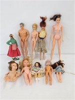ASSORTED BARBIES & OTHER DOLLS -2 BARBIES 1966