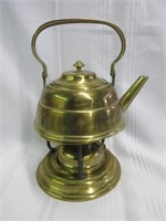 Antique Brass Kerosene Tea Kettle