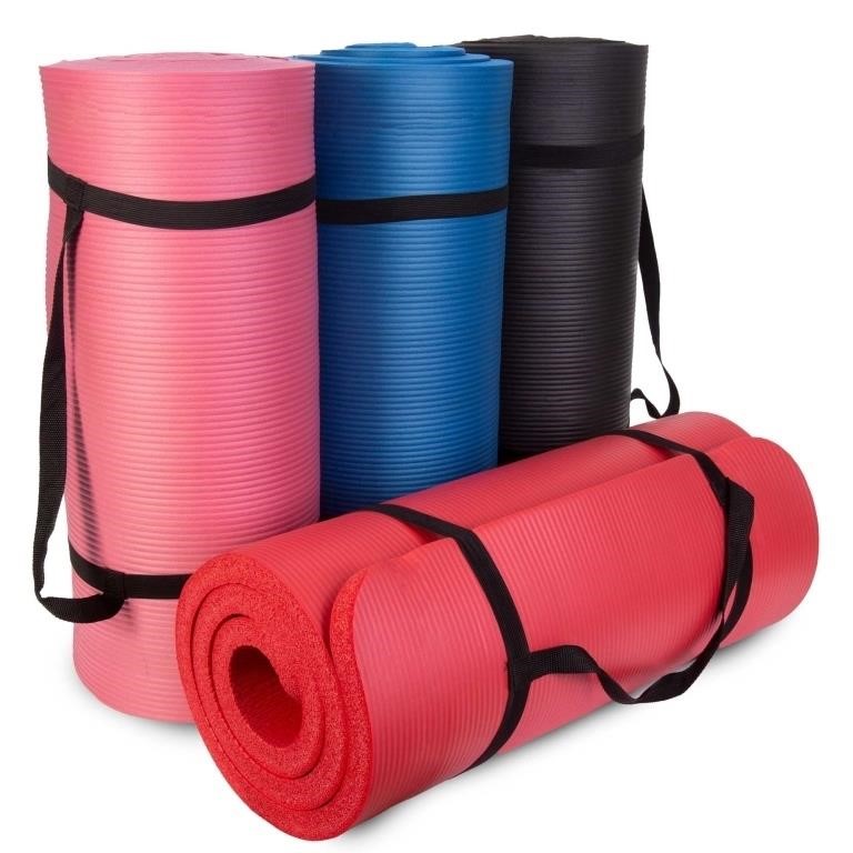 Yoga Cloud 4-pack - 1" Extra Thick Fitness Mats