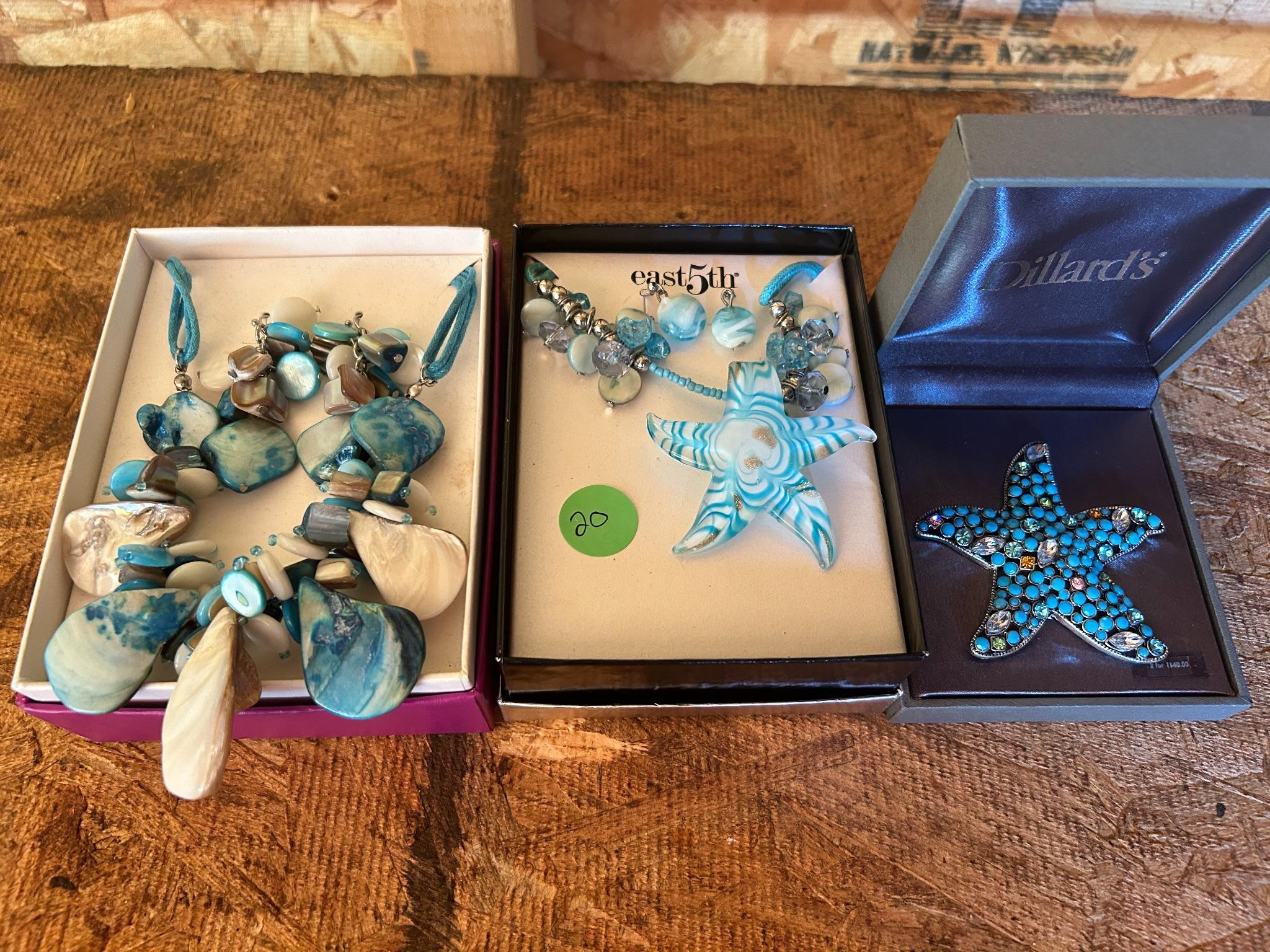 Starfish & SeaShell Jewelry Sets - NIB (3pc)