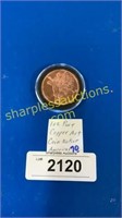 1 oz pure copper art coin- native american