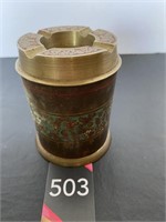 Vintage India Ashtray Stash Jar