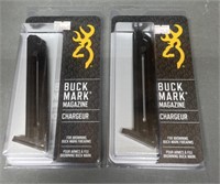 2 New Browning Buck Mark .22LR Magazines