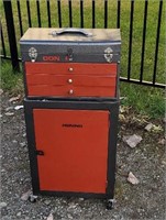 2pc tool box with contents