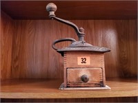 Antique coffee grinder
