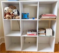 White Cube Bookcase Shelf