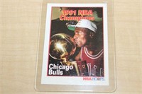 1991 NBA HOOPS MICHAEL JORDAN TRADING CARD