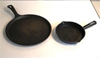 Cast Iron Pans Set of 2